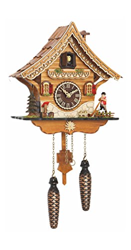 カッコー時辰儀 室内装飾 飾りもの時辰儀 外国で真似形 亜米利加 Trenkle Quartz Cuckoo Clock Swiss House with Music TU 4204 QMカッコー時辰儀 室内装飾 飾りもの時辰儀 外国で真似形 亜米利加