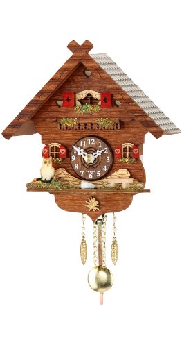 カッコー時計 インテリア 壁掛け時計 海外モデル アメリカ Trenkle Kuckulino Black Forest Clock with Quartz Movement and Cuckoo Chime TU 2043 PQカッコー時計 インテリア 壁掛け時計 海外モデル アメリカ｜angelica 27,300円