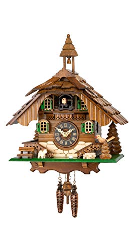 カッコー時辰儀 室内装飾 飾りもの時辰儀 外国で真似形 亜米利加 Engstler Quartz Cuckoo Clock Black Forest House EN 444 Qカッコー時辰儀 室内装飾 飾りもの時辰儀 外国で真似形 亜米利加