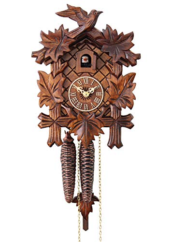 カッコー時辰儀 室内装飾 飾りつけ時辰儀 外国でひな形 亜米利加 HerrZeit by Adolf Herr Cuckoo Clock - The Traditional Vine Leaves AH 80/1カッコー時辰儀 室内装飾 飾りつけ時辰儀 外国でひな形 亜米利加