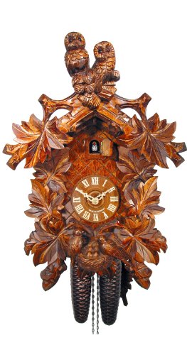 カッコー時辰儀 室内装飾 飾りつけ時辰儀 外国で青写真 亜米利加 August Schwer Cuckoo Clock Owls, Nestカッコー時辰儀 室内装飾 飾りつけ時辰儀 外国で青写真 亜米利加