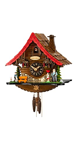 カッコー時計 インテリア 壁掛け時計 海外モデル アメリカ Engstler Quartz Cuckoo Clock Heidi House with Musicカッコー時計 インテリア 壁掛け時計 海外モデル アメリカ|angelica