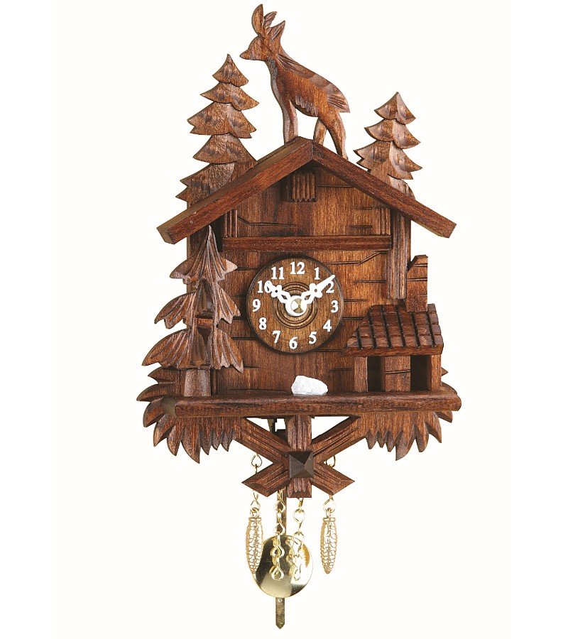 カッコー時計 インテリア 壁掛け時計 海外モデル アメリカ Trenkle Kuckulino Small Black Forest Clock with Quartz Movement and Cuckoo Chime TU 2028 PQカッコー時計 インテリア 壁掛け時計 海外モデル アメリカ|angelica