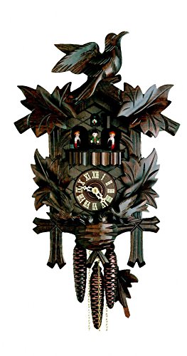 カッコー時辰儀 室内装飾 飾りつけ時辰儀 外国でひな形 亜米利加 Hekas Cuckoo Clock Four Leaves, feeding Birds, Nest KA 3688カッコー時辰儀 室内装飾 飾りつけ時辰儀 外国でひな形 亜米利加