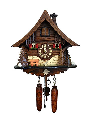 カッコー時辰儀 室内装飾 飾りつけ時辰儀 外国でひな形 亜米利加 Alexander Taron Engstler Battery-Operated Cuckoo Clock - Full Size - 9.75\