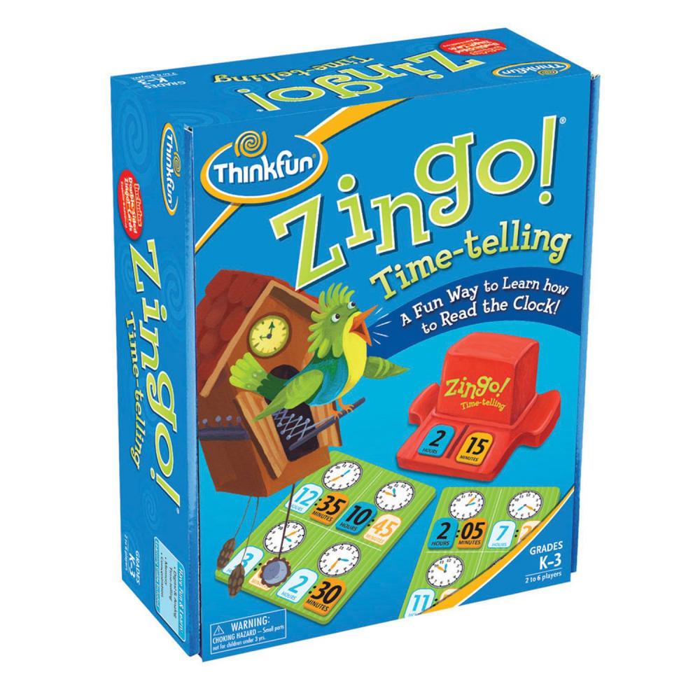 ボードゲーム 英語 アメリカ 海外ゲーム 送料無料 Thinkfun Zingo Time Telling Board Game Fun Bingo Style Game For Kids Age 4 And Upボードゲーム 英語 アメリカ 海外ゲーム Painfreepainrelief Com