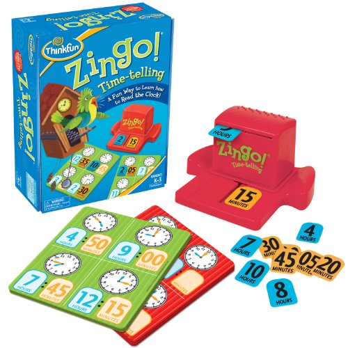 ボードゲーム 英語 アメリカ 海外ゲーム 送料無料 Thinkfun Zingo Time Telling Board Game Fun Bingo Style Game For Kids Age 4 And Upボードゲーム 英語 アメリカ 海外ゲーム Painfreepainrelief Com