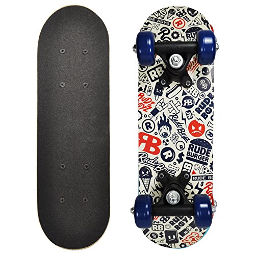 正規激安 スタンダードスケートボード スケボー 海外モデル 直輸入 Rude Boyz 17 Inch Mini Wooden Cruiser Graphic Beginner Skateboard Robot Design スタンダードスケートボード スケボー 海外モデル 直輸入w 輝く高品質な Hughsroomlive Com