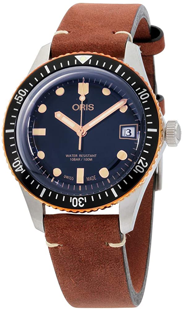 大人も着やすいシンプルファッション メンズ オリエント lsbrn腕時計 Watch Men S Strap Leather Dial Black Sixty Five Divers 送料無料 Oris メンズ オリエント 腕時計 Jasuda Net