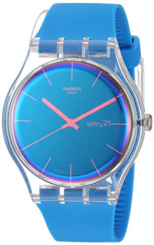 最高の 腕時計 スウォッチ メンズ Swatch Transformation Quartz Silicone Strap Blue Casual Watch Model Suok711 腕時計 スウォッチ メンズ 超大特価 Www Faan Gov Ng