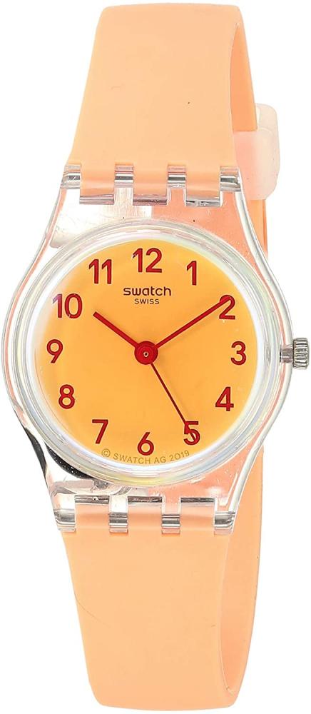 人気ブランド 腕時計 スウォッチ レディース Swatch Essentials Quartz Silicone Strap Orange 12 Casual Watch Model Lk395 腕時計 スウォッチ レディース 爆売り Www Natskies Com