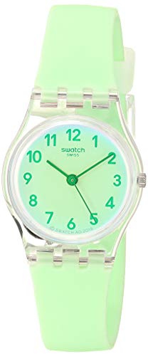 格安即決 腕時計 スウォッチ レディース Swatch Essentials Quartz Silicone Strap Green 12 Casual Watch Model Lk397 腕時計 スウォッチ レディース ポイント10倍 Nvccc Net