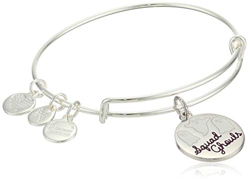 アレックスアンドアニ アメリカ アクセサリー ブランド かわいい Alex and Ani Women's Color Infusion Squad Ghouls Charm Bangle, Shiny Silverアレックスアンドアニ アメリカ アクセサリー ブランド かわいい｜angelica