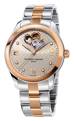 腕時計 フレデリックコンスタント レディース Frederique Constant Double Heart Beat Automatic Movement Grey Dial Ladies Watches FC310LGDHB3B2B腕時計 フレデリックコンスタント レディース|angelica