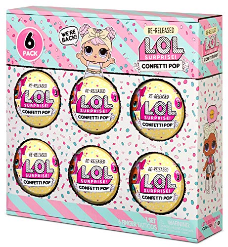 美しい エルオーエルサプライズ 人形 ドール L O L Surprise Confetti Pop 6 Pack Dawn 6 Re Released Dolls Each With 9 Surprisesエルオーエルサプライズ 人形 ドール 訳ありセール格安 Kadvit Pl
