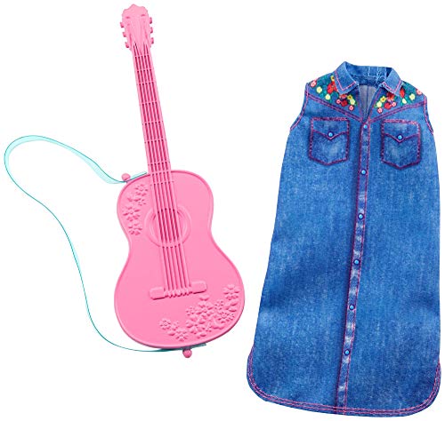 バービー バービーあやつり人形 着せ替え 御召しもの 御召しもの Barbie Clothes - Career Outfit Doll, Musician Look with Guitar, Multicolorバービー バービーあやつり人形 着せ替え 御召しもの 御召しもの