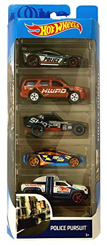 hot wheels police pursuit 5 pack