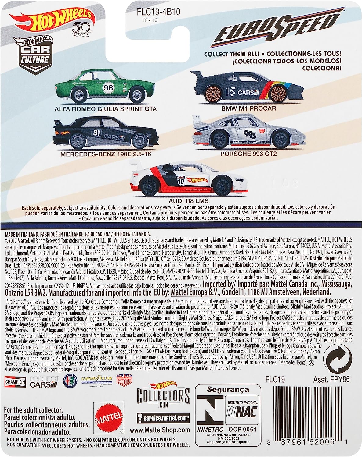 ホットウィール マテル ミニカー ホットウイール 【送料無料】Hot Wheels Alfa Romeo Giulia Sprint GTA Vehicleホットウィール マテル ミニカー ホットウイール