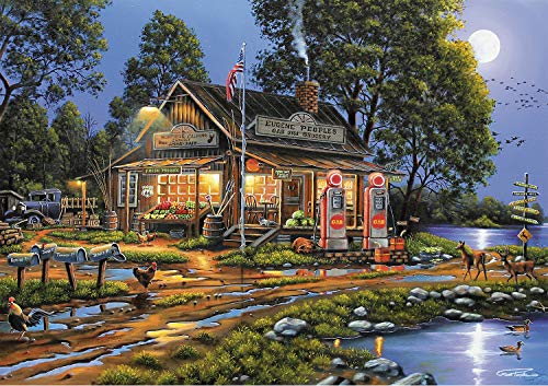 ジグソーパズル 海外製 アメリカ Buffalo Games - Eugene's Gas & Grocery - 500 Piece Jigsaw Puzzle Multicolor, 21.25"L X 15"Wジグソーパズル 海外製 アメリカ｜angelica 12,016円
