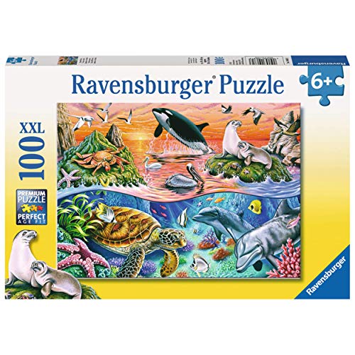 ジグソーパズル 海外製 アメリカ Ravensburger Beautiful Ocean Jigsaw Puzzle | 100 Unique Pieces | Kid-Friendly, Durable & Educational | Perfect for Ages 6 & Up | FSC Certified for Sustainabilityジグソーパズル 海外製 アメリカ｜angelica