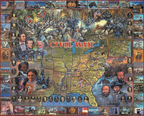 ジグソーパズル 海外製 アメリカ White Mountain Puzzles Civil War - 1000 Piece Jigsaw Puzzleジグソーパズル 海外製 アメリカ｜angelica