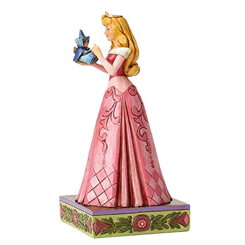 エネスコ Enesco 置物 インテリア 海外モデル アメリカ Jim Shore Disney Wonder and Wisdom Princess Aurora with Fairy Figurine 4054275エネスコ Enesco 置物 インテリア 海外モデル アメリカ