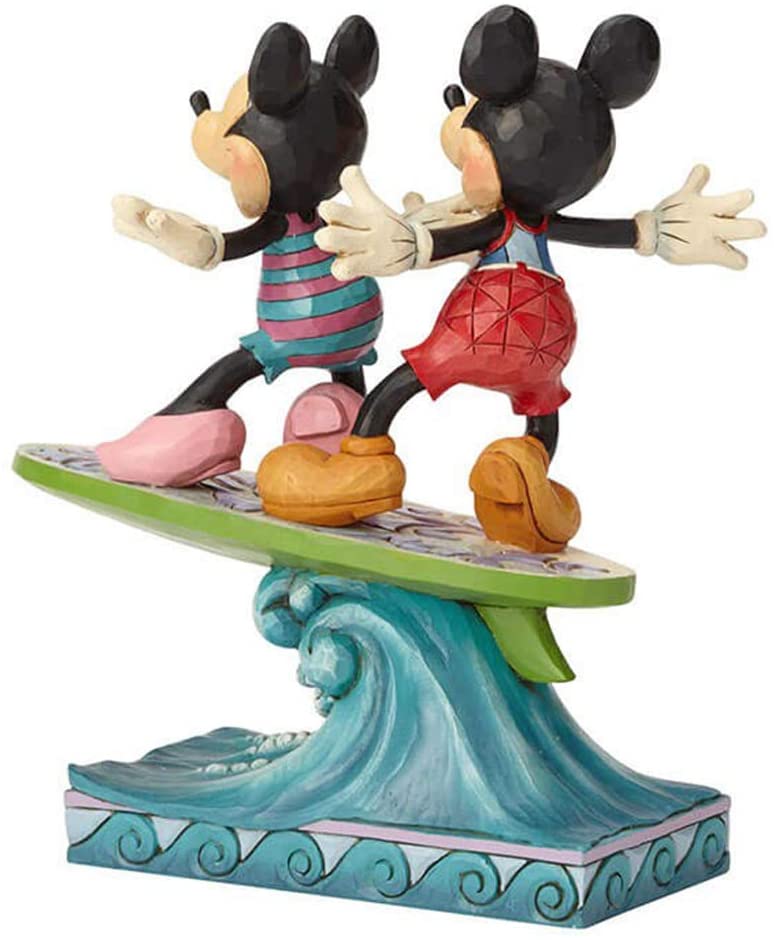 開店祝い エネスコ Enesco 置物 インテリア 海外モデル アメリカ 送料無料 Enesco Jim Shore Disney Traditions Minnie And Mickey Surfboard Figurine エネスコ Enesco 置物 インテリア 海外モデル アメリカ Angelica 最新人気 Rmr Fm