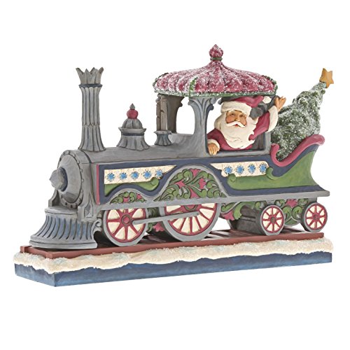 エネスコ Enesco 飾りつけ 室内装飾 外国でひな形 亜米利加 Enesco Jim Shore Heartwood Creek Victorian Santa インチ Trainエネスコ Enesco 飾りつけ 室内装飾 外国でひな形 亜米利加