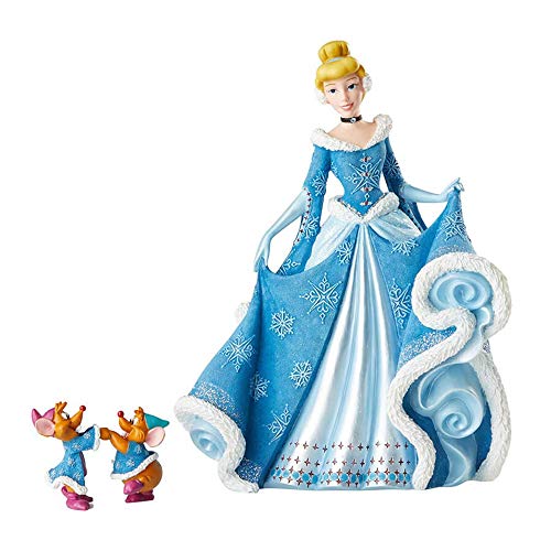 エネスコ Enesco 置物 インテリア 海外モデル アメリカ Enesco Disney Showcase Couture de Force Holiday Cinderella with Jaq and Gus Figurine Set, 8.46 Inch, Multicolorエネスコ Enesco 置物 インテリア 海外モデル アメリカ