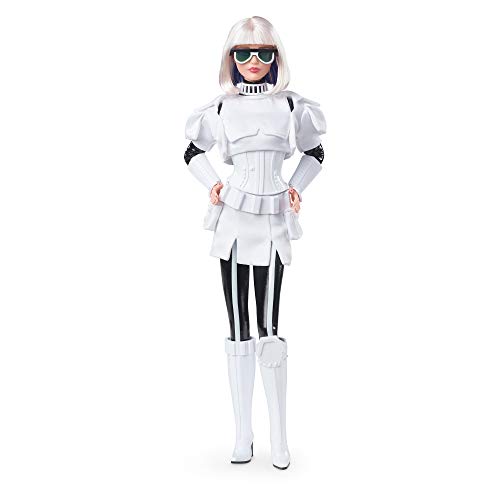 バービー バービーあやつり人形 Barbie Collector Star Wars Stormtrooper x Doll (~12-inch) インチ Black and White Fashion and Accessories, with Doll Stand and Certificate of Authenticityバービー バービーあやつり人形