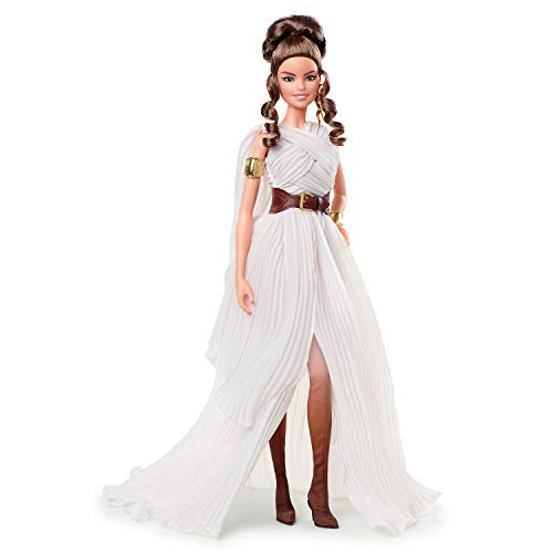 バービー バービー人形 Barbie Collector Star Wars Rey x Doll (~12-inch) Wearing Gown and Accessories, with Doll Stand and Certificate of Authenticityバービー バービー人形｜angelica