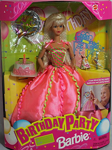 バービー バービーあやつり人形 Barbie Birthday Party Doll Can Blow up Party Favors and Blow Out Birthday Candleバービー バービーあやつり人形