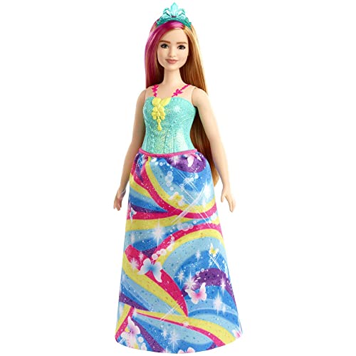 バービー バービー人形 Barbie Dreamtopia Princess Doll, 12-inch, Curvy, Blonde with Pink Hairstreakバービー バービー人形｜angelica