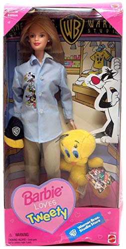 魅力的な バービー バービー人形 Warner Bros Barbie Loves Tweety Bird Dollバービー バービー人形 コンビニ受取対応商品 Timesofbahrain Com