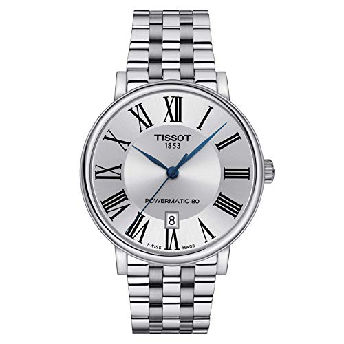 ウオッチ ティソ メンズ Tissot mens Carson Auto Stainless Steel Dress Watch Grey T1224071103300ウオッチ ティソ メンズ