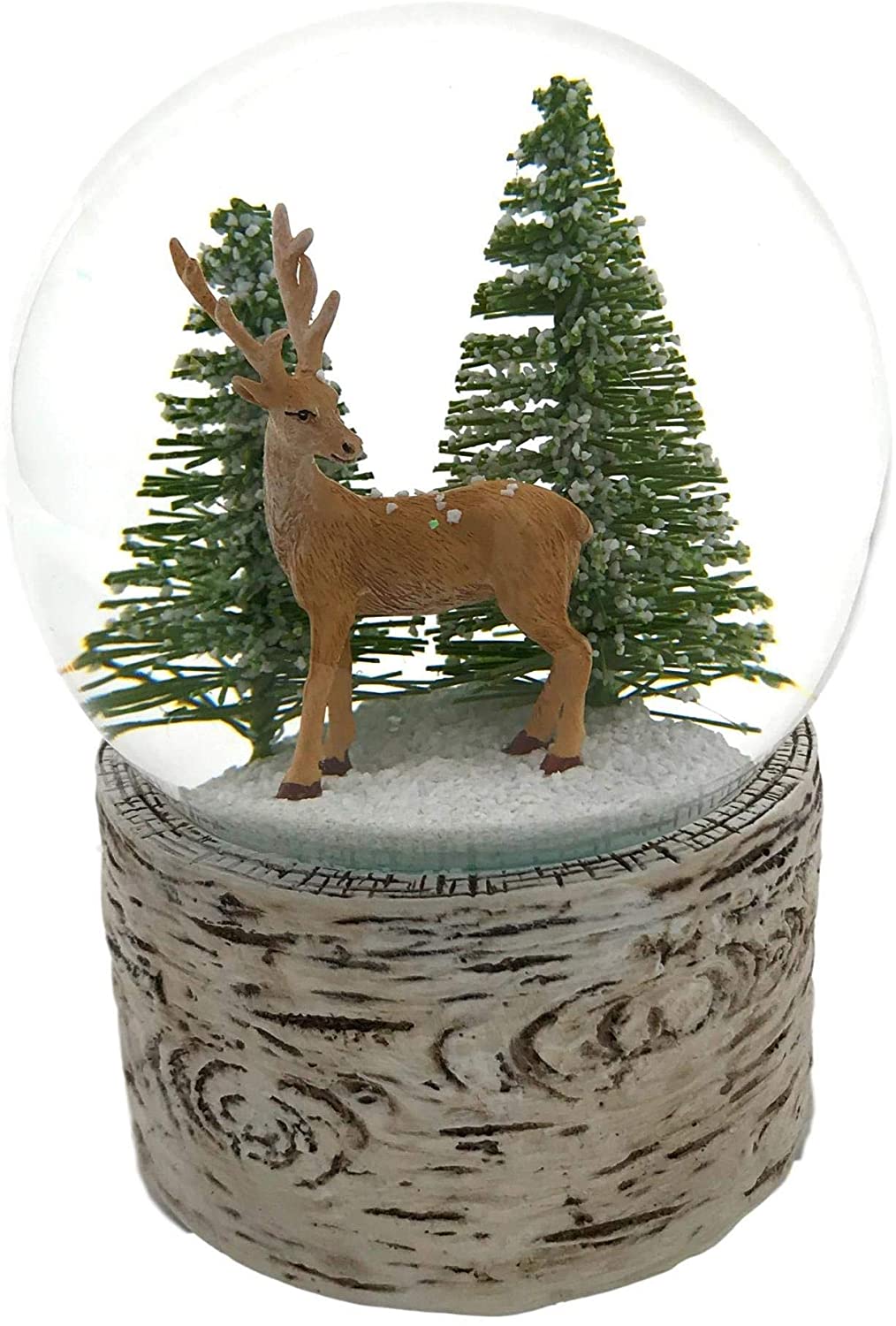 保証書付 スノーグローブ 雪 置物 インテリア 海外モデル 送料無料 The San Francisco Music Box Company Deer In The Wood Snow Globeスノーグローブ 雪 置物 インテリア 海外モデル 早割クーポン Lexusoman Com