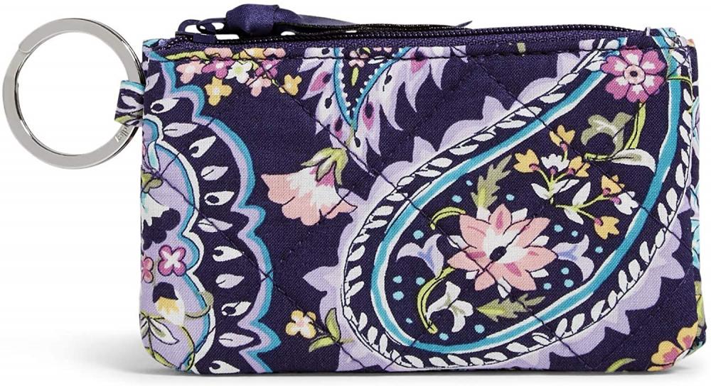 高知インター店 ヴェラブラッドリー パスケース Idケース 定期入れ ベラブラッドリー Vera Bradley Womens Signature Cotton Deluxe Zip Wallet With Rfid Protection Id Case French Paisley Oヴェラブラッドリー パスケース Idケース 定期入れ ベラブラッド