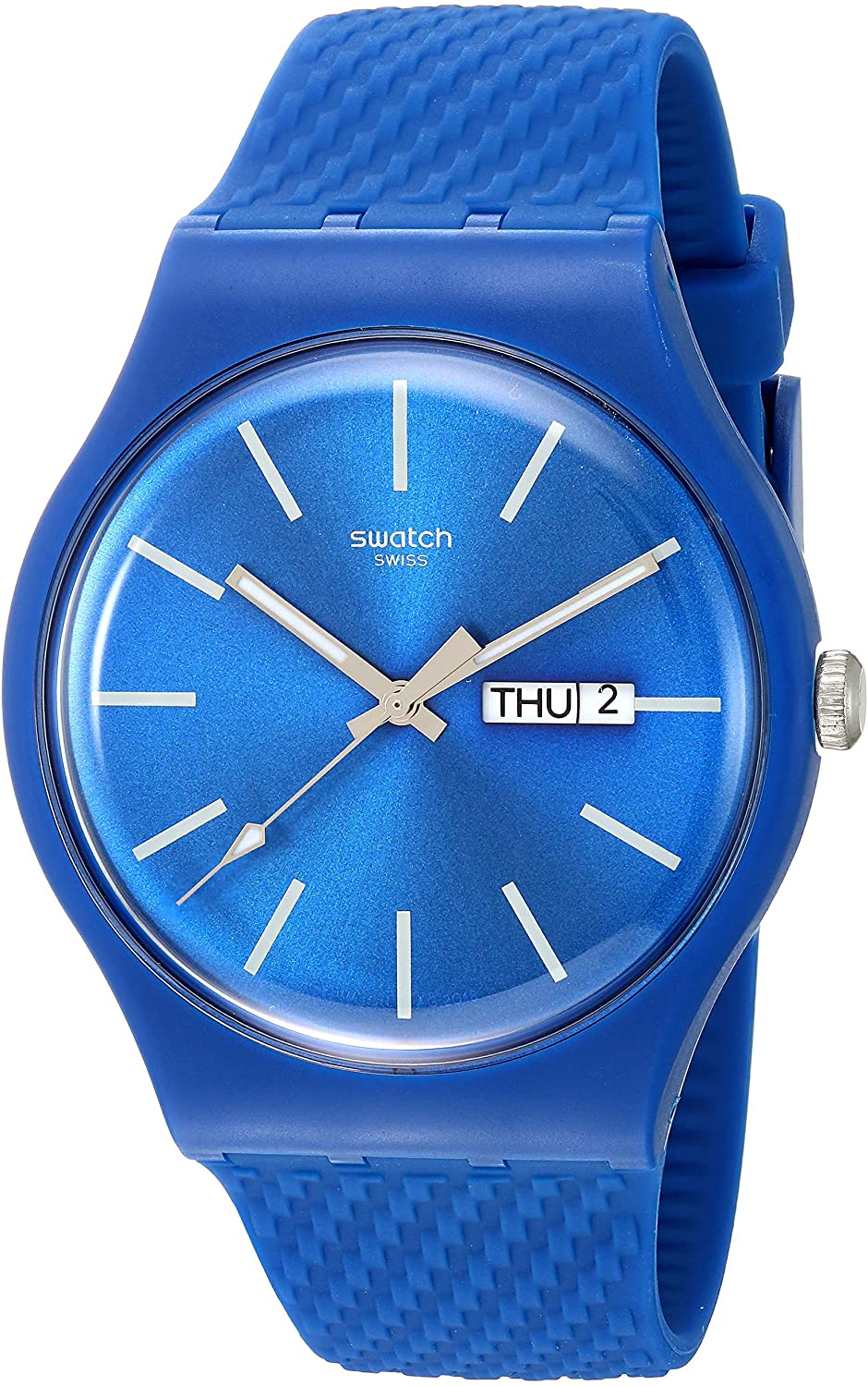 公式 腕時計 スウォッチ メンズ Swatch 1907 Bau Quartz Silicone Strap Blue 19 Casual Watch Model Suon711 腕時計 スウォッチ メンズ Angelica 新品 Www Faan Gov Ng