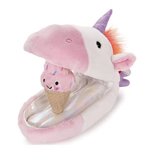 ガンド GUND ぬいぐるみ リアル お世話 GUND Plush Pod - Unicorn with Ice Cream, 9.5"ガンド GUND ぬいぐるみ リアル お世話|angelica