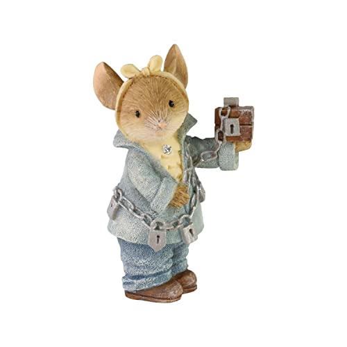 エネスコ Enesco ジェイコブ・マーリーマウス Tails with Heart クリスマスキャロルフィギュアコレクション 約5浪花節的 6006552 図形 室内装飾 飾りつけ