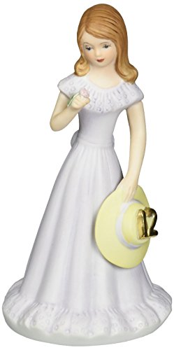エネスコ Enesco 飾りつけ 室内装飾 外国で模範例 亜米利加 Enesco Growing Up Girls “Brunette Age 12” Porcelain Figurine, 5.75”エネスコ Enesco 飾りつけ 室内装飾 外国で模範例 亜米利加
