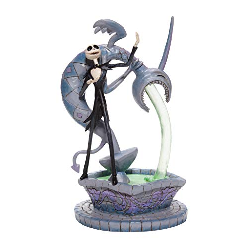 エネスコ Enesco ナイトメアー・ビフォア・クリスマス 吹き上げに乗るジャック・スケリントン 「ソウルフルなひとり言」 ジム・ショア ディズニートラディション 約25多情多感 図形 室内装飾 飾りつけ