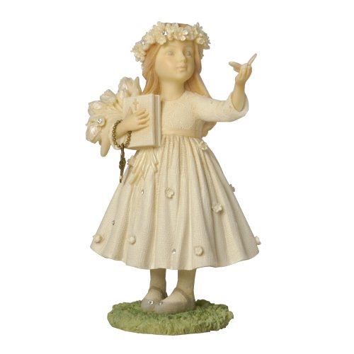 エネスコ Enesco 飾りつけ 室内装飾 外国で模範例 亜米利加 Enesco Foundations Communion Girl Figurine, 4.53-Inchエネスコ Enesco 飾りつけ 室内装飾 外国で模範例 亜米利加