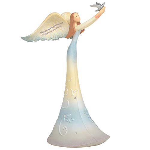 エネスコ Enesco 飾りつけ 室内装飾 外国で模範例 亜米利加 Enesco Peace by Piece Prayers Angel Figurine, 7.68 Inch, Multicolorエネスコ Enesco 飾りつけ 室内装飾 外国で模範例 亜米利加