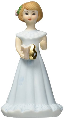 エネスコ Enesco グローイング・アップ・ガールズ ブルネット 6歳 もの言う花青色のお召しもの 約10浪花節的 E9530 図形 室内装飾 瀬戸もの その他-インテリア小物・置物