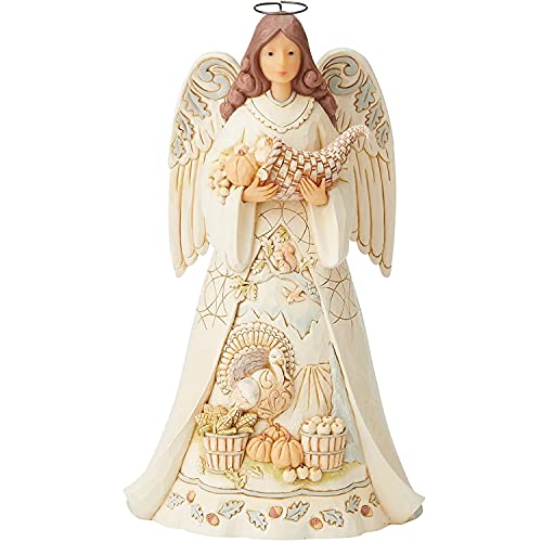 美しい 楽天市場 エネスコ Enesco 置物 インテリア 海外モデル アメリカ 送料無料 Enesco Jim Shore Heartwood Creek White Woodland Harvest Angel Figurineエネスコ Enesco 置物 インテリア 海外モデル アメリカ Angelica 売れ筋 Lexusoman Com