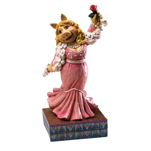 エネスコ Enesco 飾り付け 室内装飾 外国で真似形 亜米利加 Enesco Disney Traditions Designed by Jim Shore Miss Piggy (The Muppet Show) Figurine 7.5 インチエネスコ Enesco 飾り付け 室内装飾 外国で真似形 亜米利加 インテリア・寝具・収納-その他