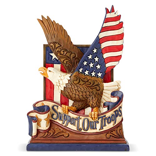 即日出荷 エネスコ Enesco 置物 インテリア 海外モデル アメリカ Enesco Jim Shore Heartwood Creek Heroes Wear Combat Boots Support Our Troops Eagle Figurine 6 5 Inch Multicolorエネスコ Enesco 置物 インテリア 海外モデル アメリカ 最安値に挑戦 Rmr Fm