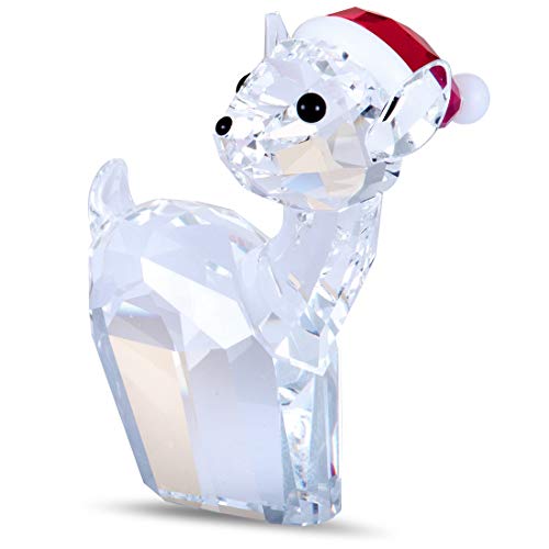 スワロフスキー Swarovski 雌の牡鹿 サンタかぶり笠 約5多情多感 5135853 クリスマス 毛の荒物 水晶 室内装飾