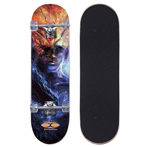 トラック スケボー スケートボード 海外モデル 直輸入 Movendless YD-0018 Complete Skateboard 31” inches, 7 Layer Maple Wood Double Kick Concave Skate Boardトラック スケボー スケートボード 海外モデル 直輸入